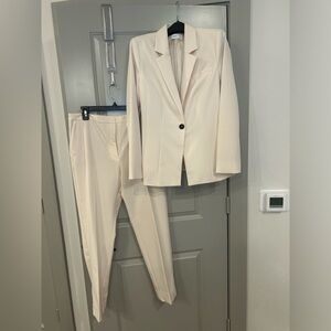 Mango pant suit with blazer Size 8 & 10